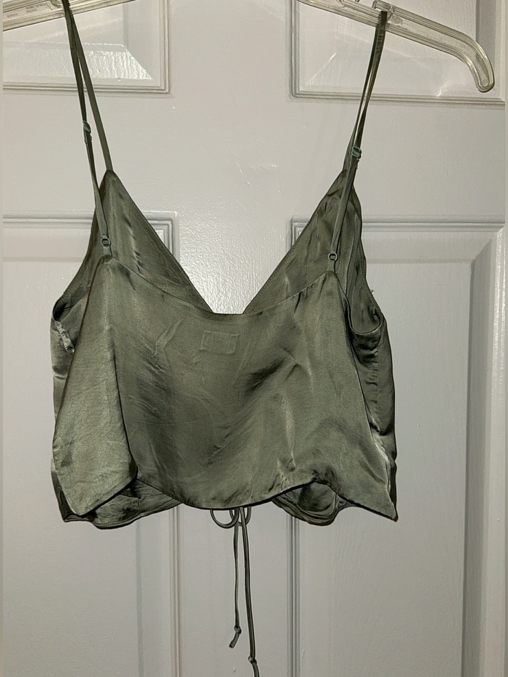Excellent condition Aritzia Wilfred Verso Ruched Camisole Green Tea Medium - Picture 5 of 5